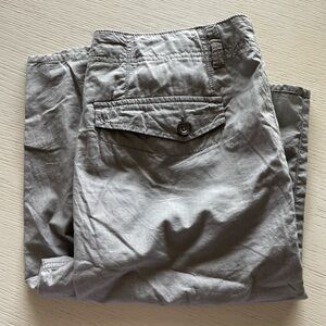 Helix Men’s Light Gray Casual dress shorts 30 Waist